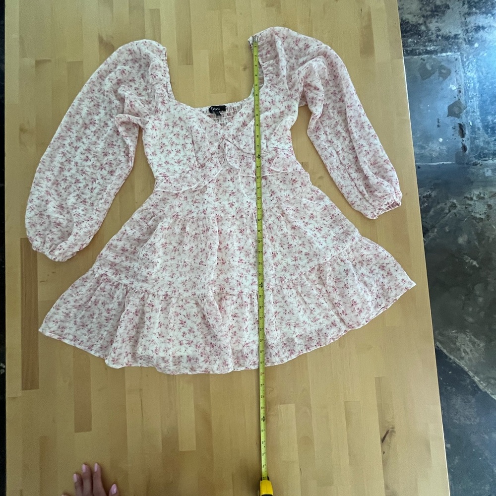 Trixxi Pink Floral Mini Dress